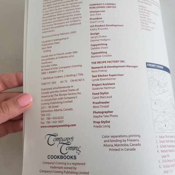 Company's Coming- Grilling by Jean Pare - Picture 2 of 3